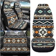 thumbnail image 3 of Qpednta Sunflower Car Seat Covers 4 Pcs, Front Seats and Rear Bench Cover Cushion Auto Seat Cover Protector Automotive Interior Protection Fits most Cars, SUVs, and Trucks, 3 of 7
