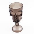 thumbnail image 3 of BarConic® Plastic Stemmed Skull Cup, Smoke, 12 Ounces, 3 of 5
