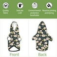 thumbnail image 4 of Yiaed Flowers Print Dog Hoodie Security Pet Dog Costume Pets Dog Hoodie Sweatshirt with Pocket for Small Dogs-Large, 4 of 5