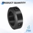thumbnail image 3 of Uxcell 4pack Set-Screw Collars 20mm Bore, 1045 Steel Shaft Collars, 32mm OD, 10mm Width Axle Collar Clamp for Linear Rod Shaft Guide, 3 of 6
