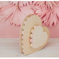 thumbnail image 6 of Wooden Heart Cutouts for Crafts 16 inch, 1/4 inch Thick, Pack of 50 Unfinished Heart Shaped Wooden Cutouts, by Woodpeckers, 6 of 8