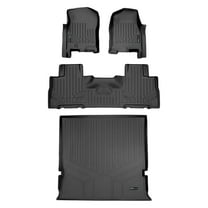 SMARTLINER 3 Rows Custom Fit Floor Liners Compatible with 2007 - 2010 Ford Expedition 7 Passenger