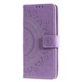 thumbnail image 4 of Imprint Leather Wallet Phone Cover for Samsung Galaxy A41, 4 of 5