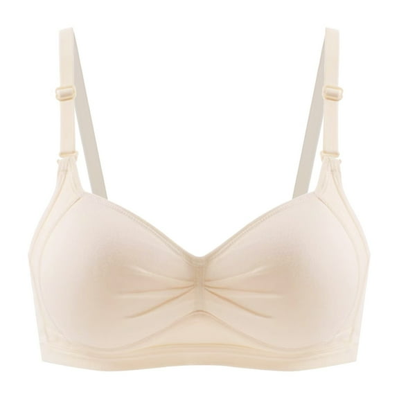 Lixiuxyad Women Bra Set And Underwear plus Women's Comfortable And Transparent Shoulder Strap Cordless Backless Spongeless With Convertible Shoulder Straps