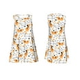 thumbnail image 7 of Kdxio Cute Dog Pattern Summer Dresses for Women Beac Sleeveless Vintage Floral Flowy Pocket Tshirt Tank Sundresses, 7 of 7