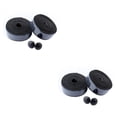 thumbnail image 1 of sweethay 1 par de cintas para manillar, transpirables, huecas, para bicicletas de carretera, accesorios para manillares, cinturón envolvente Negro 2piezas, 1 of 6