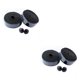 thumbnail image 1 of Eigraketly 1 par de cintas para manillar, cómodas cintas simples para envolver, cuero hueco, accesorios para barras de bicicletas de carretera, cinturón Negro 2piezas Eigraketly CBP198698, 1 of 6