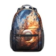 thumbnail image 1 of Baseball Sports Print Backpack with Football Soccer Basketball and Tennis Ball Design for School Use, 1 of 6