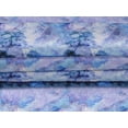thumbnail image 4 of oneOone Velvet Medium Blue Fabric Tie Dye Dress Material Fabric Print Fabric By The Yard 58 Inch Wide, 4 of 5