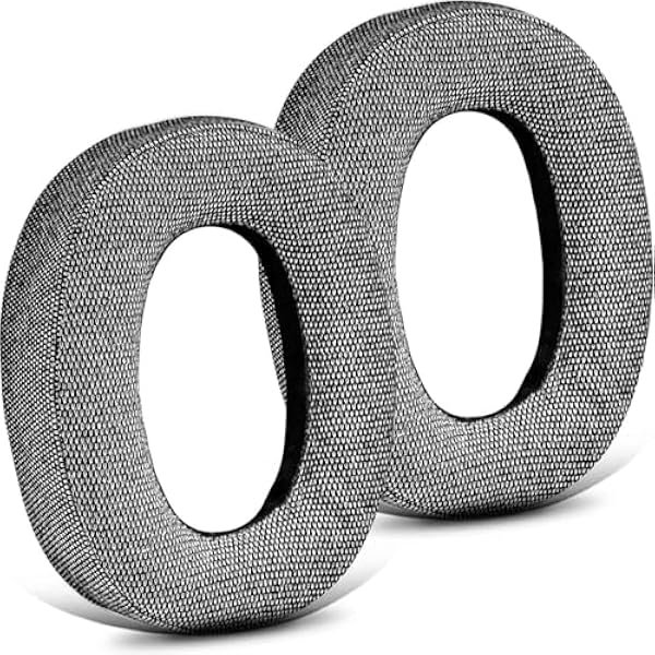 wonima02 PX7 Ear Pads - Replacement Ear Cushion Foam Compatible with Bowers & Wilkins Px7 Headphone I Not Compatible with PX7 S2 and PX8 (Grey Fabric)