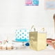 thumbnail image 4 of 1 bolsa de mano reutilizable con aislamiento, bolsa térmica portátil para guardar pasteles y helados (dorado champán, 15 cm, con bolsa de hielo)., 4 of 6