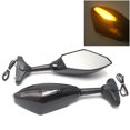 thumbnail image 1 of Rétroviseur de Moto modification CBR1000 Miroir LED Lumière Unique Miroir de vision Modifié, 1 of 5