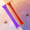thumbnail image 6 of 50 Pieces Thunder Sticks Team Spirit Boom Sticks Cheering Sticks Plastic Cheerleading Spirit Stick Clapper Inflatable Noise Makers for Sporting Events Dance, 6 of 7