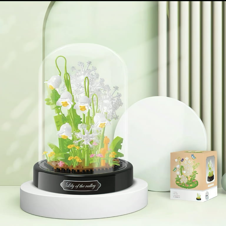 HI-REEKE Flower Mini Building Block Set Lily of The Valley