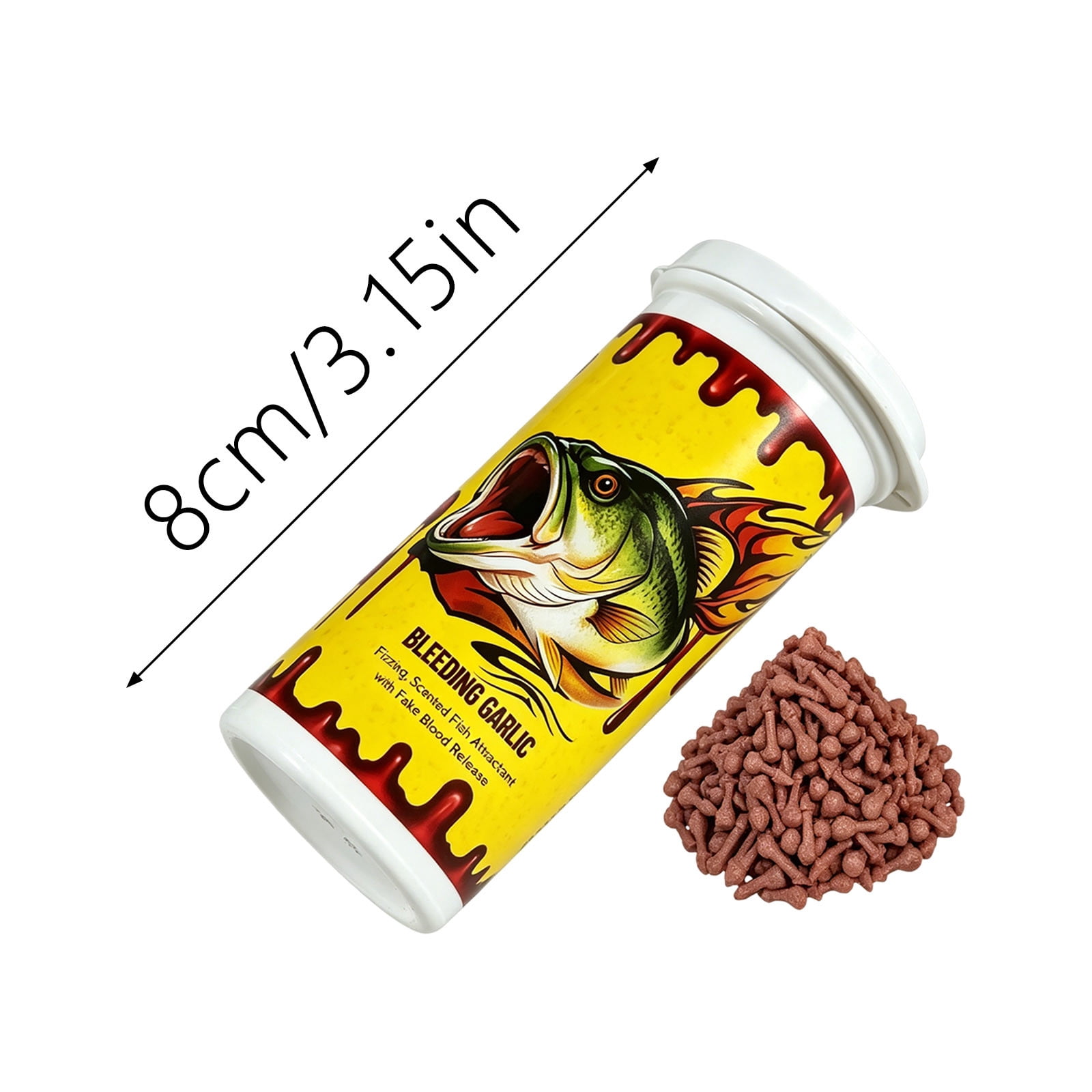 Fishing Bait, 2026 New Belly Bombs Fishing Attractant â Instant Fizzing, Scent Dispersion for Soft & Bait Bands â Attracts More Strikes