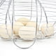 thumbnail image 3 of Cateissary Cesta de almacenamiento de huevos de alambre de hierro en forma de cromada, estante grande para huevos para cocina Mostrada Cateissary HA013911-00, 3 of 6