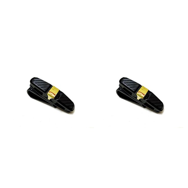 Riwesomey Soportes para gafas, Clip multifuncional para gafas de sol, colgador práctico, abrazadera de almacenamiento para montura de gafas, doble Type1 NO1 Riwesomey CBP393768