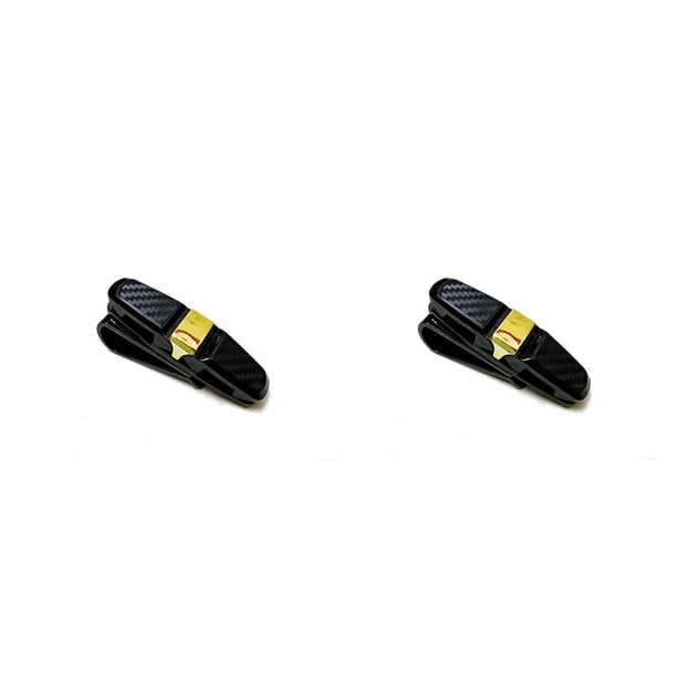 Riwesomey Soportes para gafas, Clip multifuncional para gafas de sol, colgador práctico, abrazadera de almacenamiento para montura de gafas, doble Type1 NO1 Riwesomey CBP393768