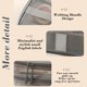 thumbnail image 4 of Bolsa de malla para artículos de tocador, bolsa de almacenamiento de cosméticos multicapa para viajes de negocios, gran capacidad, portátil, para artículos diversos., 4 of 6
