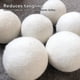 thumbnail image 3 of Bolas De Secado De Lana, 6 Uds. Adsorben Impurezas, Bola Suavizante De Telas Respetuosa Con La Piel, Reutilizable Para El Hogar, 3 of 7