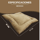 thumbnail image 4 of Cama Para Perro Q Perrón Raza Mediana Color Beige, 4 of 7