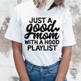 thumbnail image 2 of Camiseta de mujer Camisetas divertidas y lindas Camiseta de manga corta Regalo del día de la madre Blusa con estampado de letras personalizadas Pompotops  hkajfhjk463603, 2 of 7