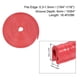 thumbnail image 2 of 16.4 pies / 5m borde de borde u sello extrusión rojo u canal de cristal protector CLORURO DE POLIVINILO PLÁSTICO W HOJA DE IRON FITS 1/64 '' - 1/16 '' Edge, 2 of 3