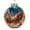 B-A, variant on Vintage Style Acrylic Christmas Ball Ornament with Snowman Scene – Clear Hanging Decoration for Warm Cottage Holiday Ambiance