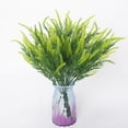 thumbnail image 6 of 7 Pcs Artificial Lavender Bouquet 15.35 Inch, Realistic Plastic Flowers with Greenery, Faux Purple White Green Plants for Home Garden Decor, 6 of 6