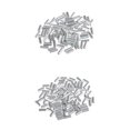 thumbnail image 1 of jinwen 200 Pieces Mini Aluminum Oval Crimp Kit, 10 mm Length Single Crimp Sleeve Set, 1 of 9