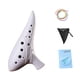 thumbnail image 2 of Ocarina con libro de música, elegante estuche de resina para guardar recuerdos de fiesta, piccolo para presentaciones, adultos, niños y principiantes. blanco, 2 of 8