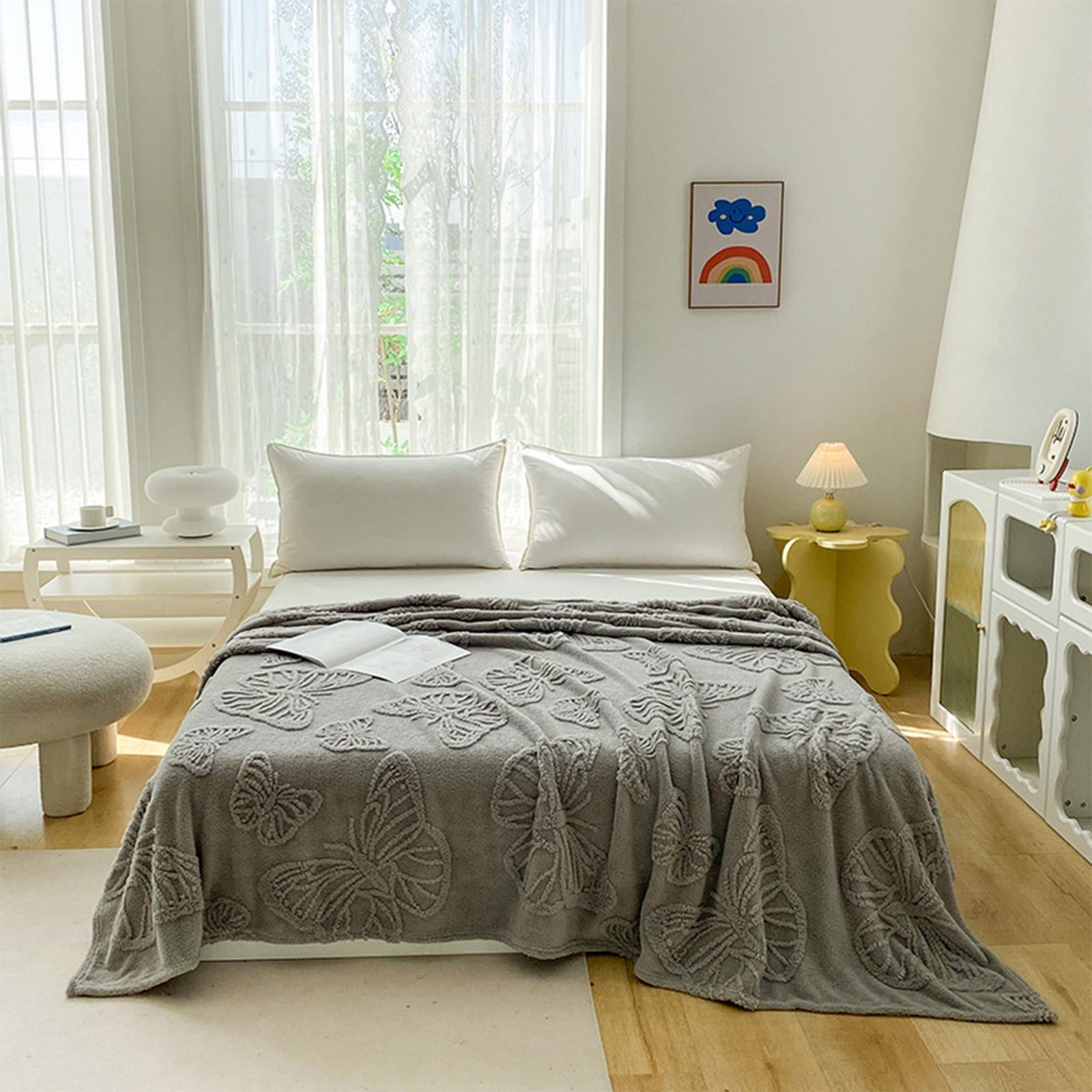 YZEGDCH Blanket Durable, Lightweight, Extra Soft Blanket Bedding Warm Cozy Fuzzy Plush Lightweight Throws Blanket for Sofa, Bed, Travel