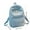 🔥 Light Blue_New#11970, variant on Corduroy Backpack | Velvet Striped Shoulder Bag | Ergonomic Padding | Spacious Compartment & Front Pocket | Multiple Colors | Lightweight 0.25kg | 15.74x11.02x4.72in | Travel, College, Work