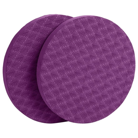 Almohadilla de equilibrio suave Cojín 2 piezas Almohadilla de espuma portátil Entrenador de estabilidad Engrosamiento Antideslizante 15 mm Almohadilla Violeta Sunnimix Alfombrillas redondas para yoga con rodilleras