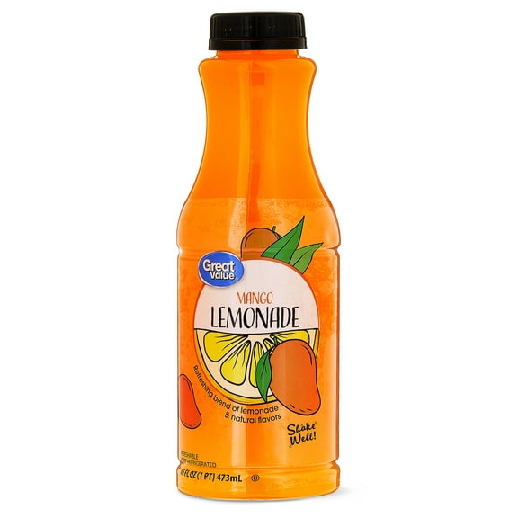 Great Value Mango Lemonade, 16 Fl Oz