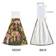 thumbnail image 3 of Yayeee Kitchen Hanging Hand Towels Set of 2 with Loop Bathroom Absorbent Tie Towel, Colorful Mushroom, 3 of 7