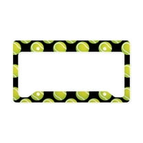 CafePress - Tennis Balls License Plate Holder - Aluminum License Plate Frame, License Tag Holder