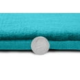 thumbnail image 2 of Clara Clark Bath Mat Bathroom Rug - Absorbent Memory Foam Bath Rugs - Non-Slip, Thick, Cozy Velvet Feel Microfiber Bathrug, Plush Shower, Toilet- Floor Bathmats Carpet - Teal - Contour Size 24"x20", 2 of 5