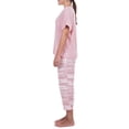 thumbnail image 4 of N Natori Studio Women's Short Sleeve Top and Capri Pant Sleep Set, 4 of 4