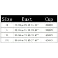 thumbnail image 2 of Fsqjgq Womens Underwear Sports Bras for Women Large Bust Underoutfit Bras for Women Front Closure Cotton Bras Comfort Bra Plus Size Wireless Bra Nipple Covers Underwire Bralette Bra Bandeau, 2 of 2