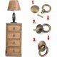 thumbnail image 3 of 6 Starlight Retro Furniture Handles with Screws, Drawer Ring Pulls, Antique, 3 of 5