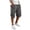 B-Dark Gray, variant on Wyobmus Mens Cargo Shorts Outdoor Casual Expandable Waist Sweat Cargo Shorts Lightweight Drawstring Elastic Waist Quick Dry Fishing Hiking Shorts Black