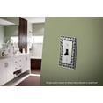 thumbnail image 2 of Brainerd 64044 Assiette Murale Simple Duplex Paisley - Satin Brossé Étain - 1 Pack, 2 of 5