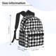 thumbnail image 2 of Disketp Black Tartan Plaid Mochila Ligera Clásica con Múltiples Bolsillos, Mochila Casual para Hombre y Mujer, Ideal para Escuela, Trabajo y Viajes, 2 of 6