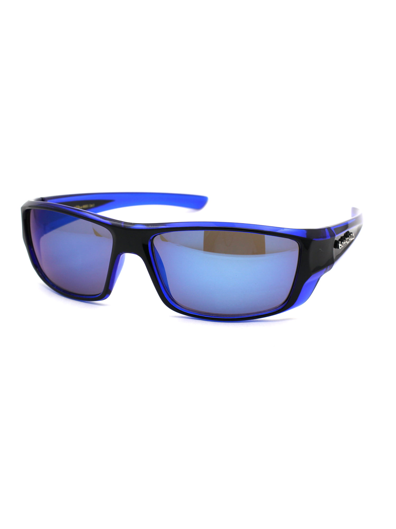 Biohazard Sunglasses Racer Round Aviators Multicolor Reflective Lens 
