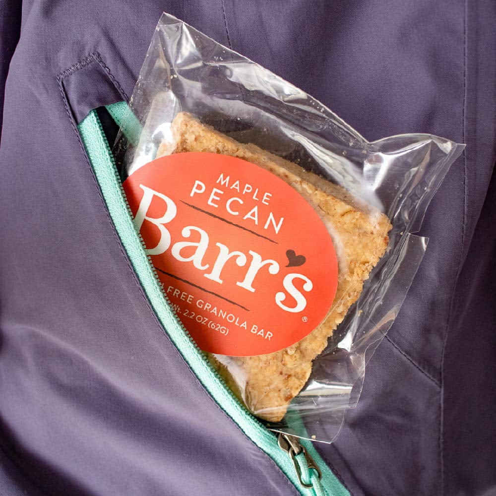 Mrs. Barr’s Natural Foods Granola Bars | Maple Pecan | Certified Organic Gluten Free Oats | Soft Texture | Small Batch | Gourmet Quality | Real Ingredients | 2.2 Ounces (12 Pack)