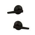 thumbnail image 2 of Schlage FC172ELR716KIN Custom Eller Non-Turning Two-Sided Dummy Door Lever Set - Bronze, 2 of 7