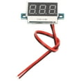 thumbnail image 4 of Digital Voltmeter, LED Digital Voltmeter Stable Reverse Connection Protection DC 4-40V  For Battery Voltage Monitoring Green, 4 of 8