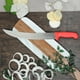 thumbnail image 3 of Cuchillo Troquelado Acero Inoxidable 14 Pulgadas Color Rojo Vencort, 3 of 3