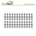 thumbnail image 6 of NavePoint 15U Portable Server Rack with Casters - 15U Network Rack Open Frame with Adjustable Rails, 132lbs Capacity - Up to 22.6" Deep 19-Inch Rack for IT Equipment, Telecom & A/V, Black, 6 of 6